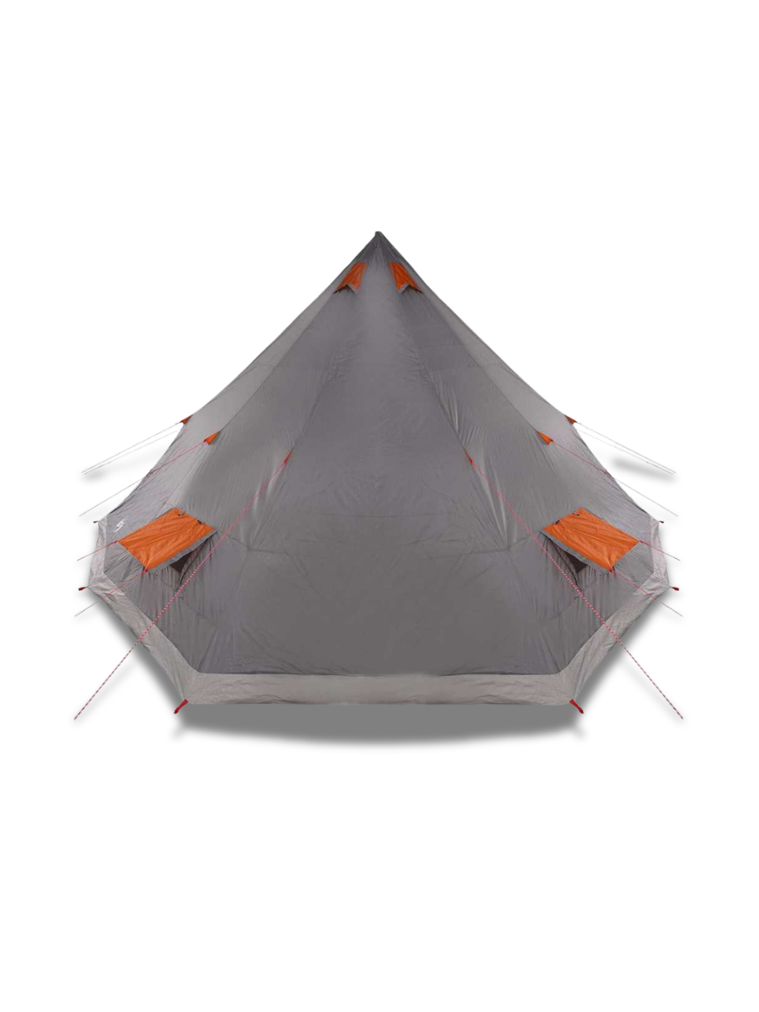 Zelt Groß Grau Und Orange Wasserdicht Hiking Planet