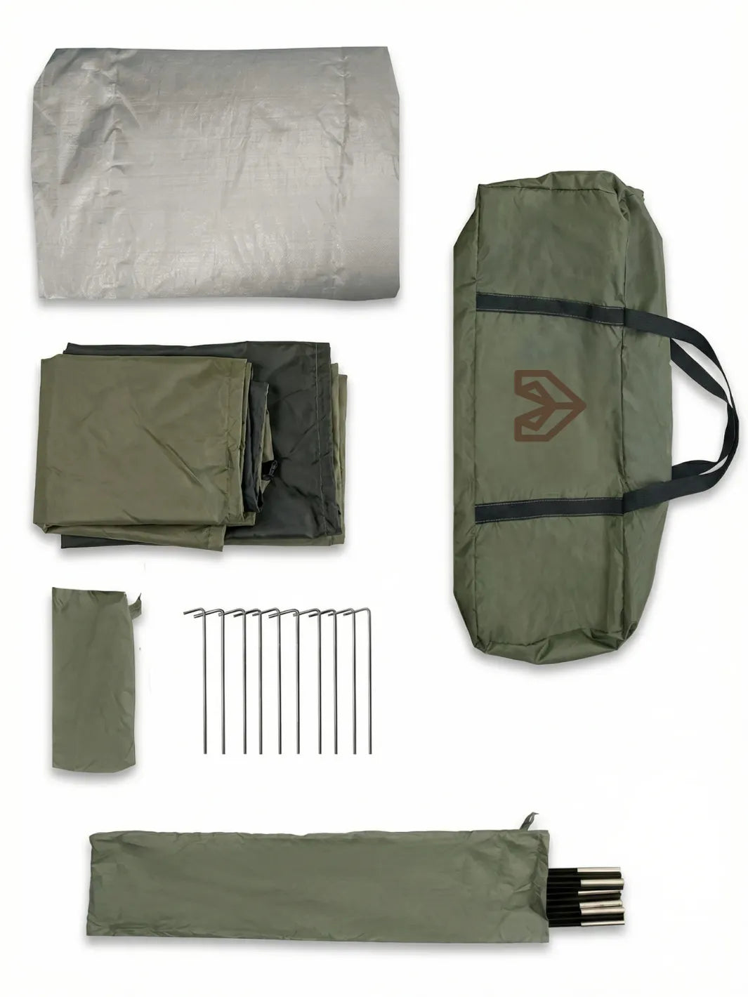 Zelt Karpfen Bivvy Wasserdicht Grün Hiking Planet