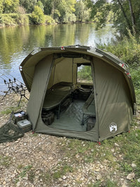 Zelt Karpfen Bivvy Wasserdicht Grün Hiking Planet