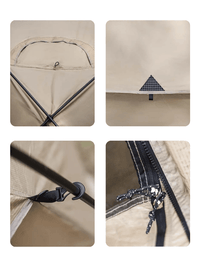 Zelt Kuppelzelt Beige Hiking Planet