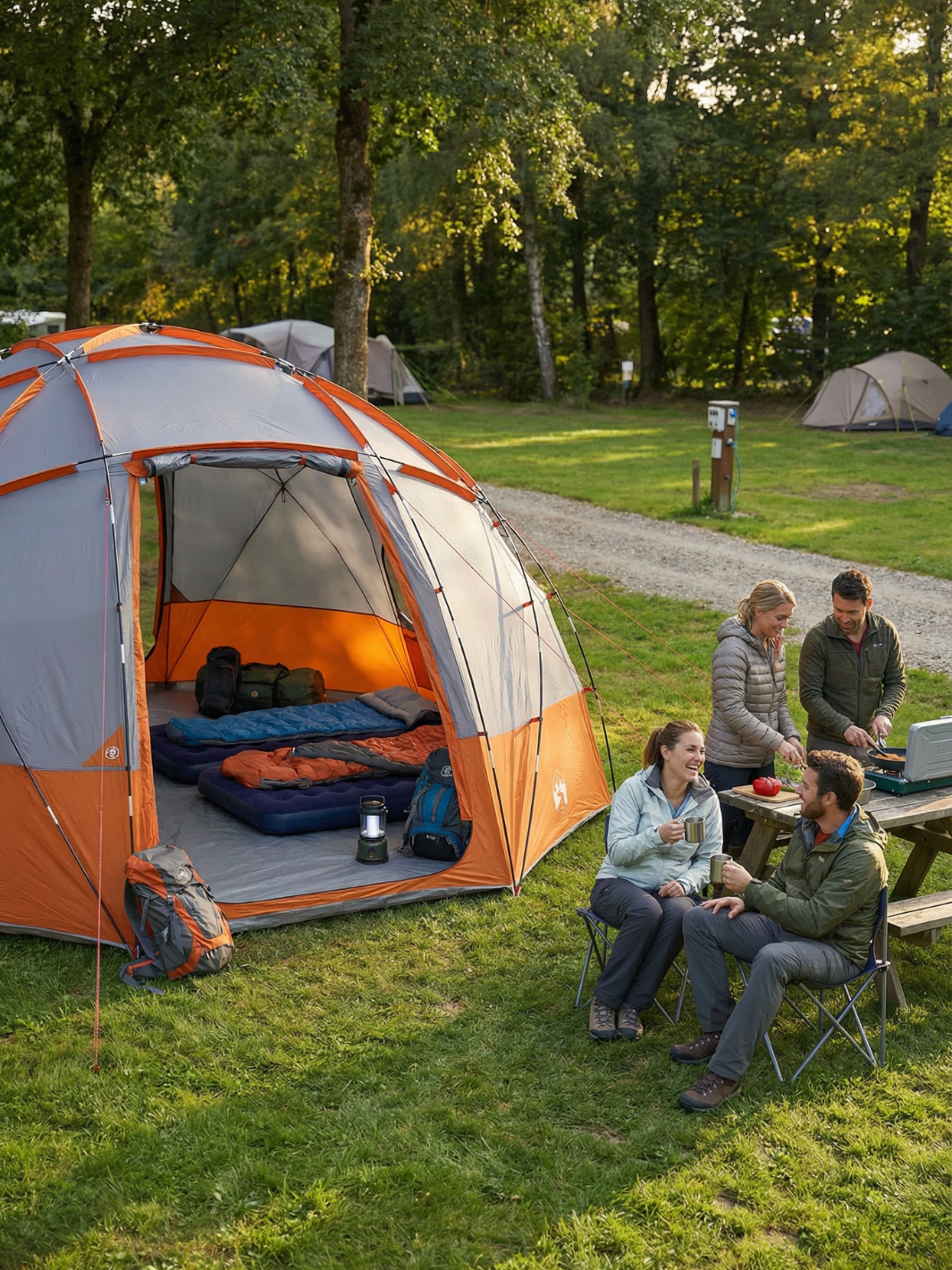 Zelt Kuppelzelt Bis 12 Personen Hiking Planet