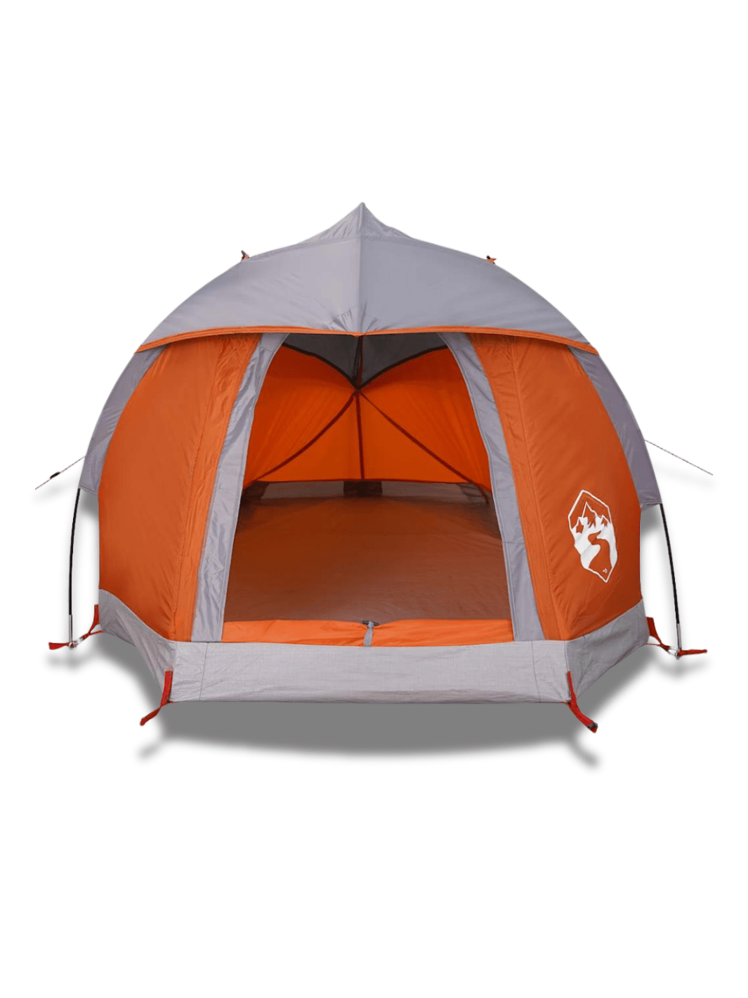 Zelt Kuppelzelt Orange/Grau Hiking Planet