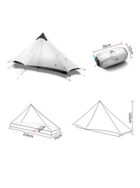 Zelt Mesh Doppellagig Aluminium Hiking Planet