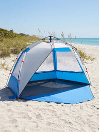 Zelt Mit Schnellaufbau Blau/Grau Hiking Planet