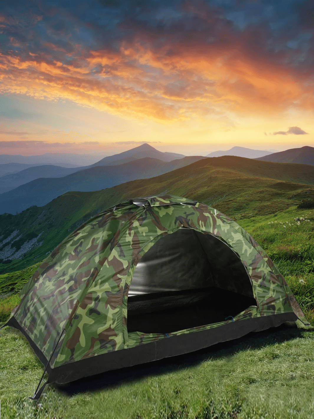 Zelt Mit Tarnmuster Hiking Planet
