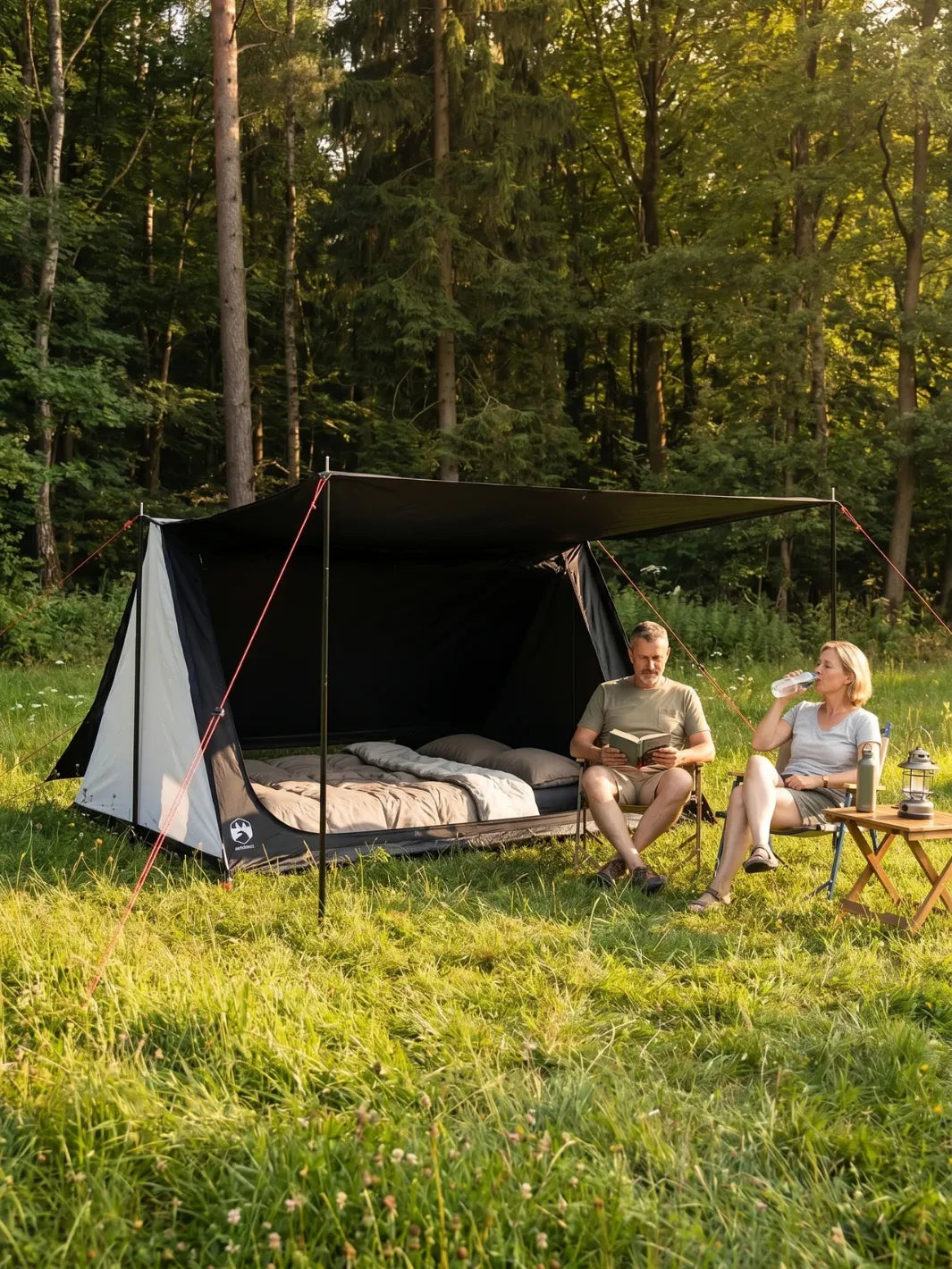 Zelt Mit Vordach Verdunkelnd Hiking Planet