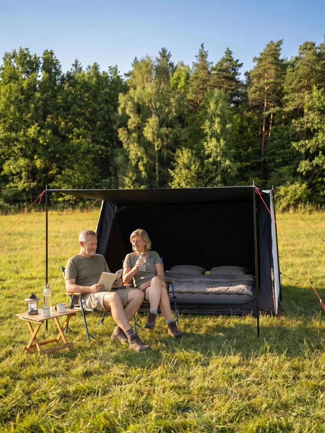 Zelt Mit Vordach Verdunkelnd Hiking Planet