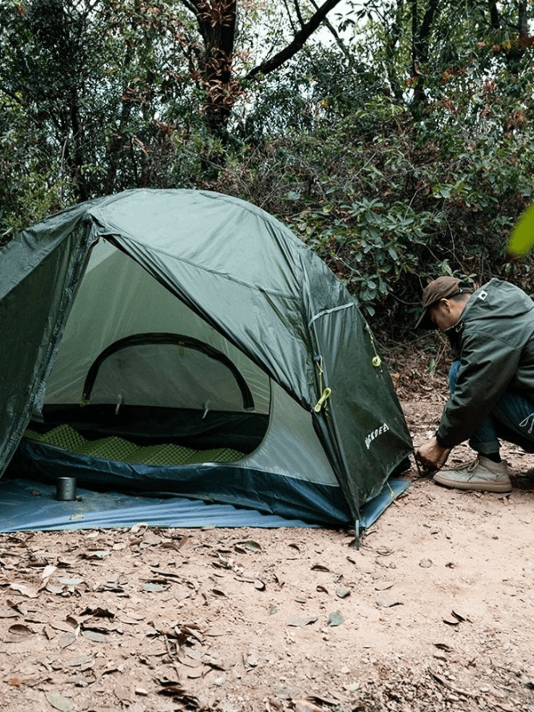 Zelt Nylon Freistehend Mit Zeltunterlage Hiking Planet