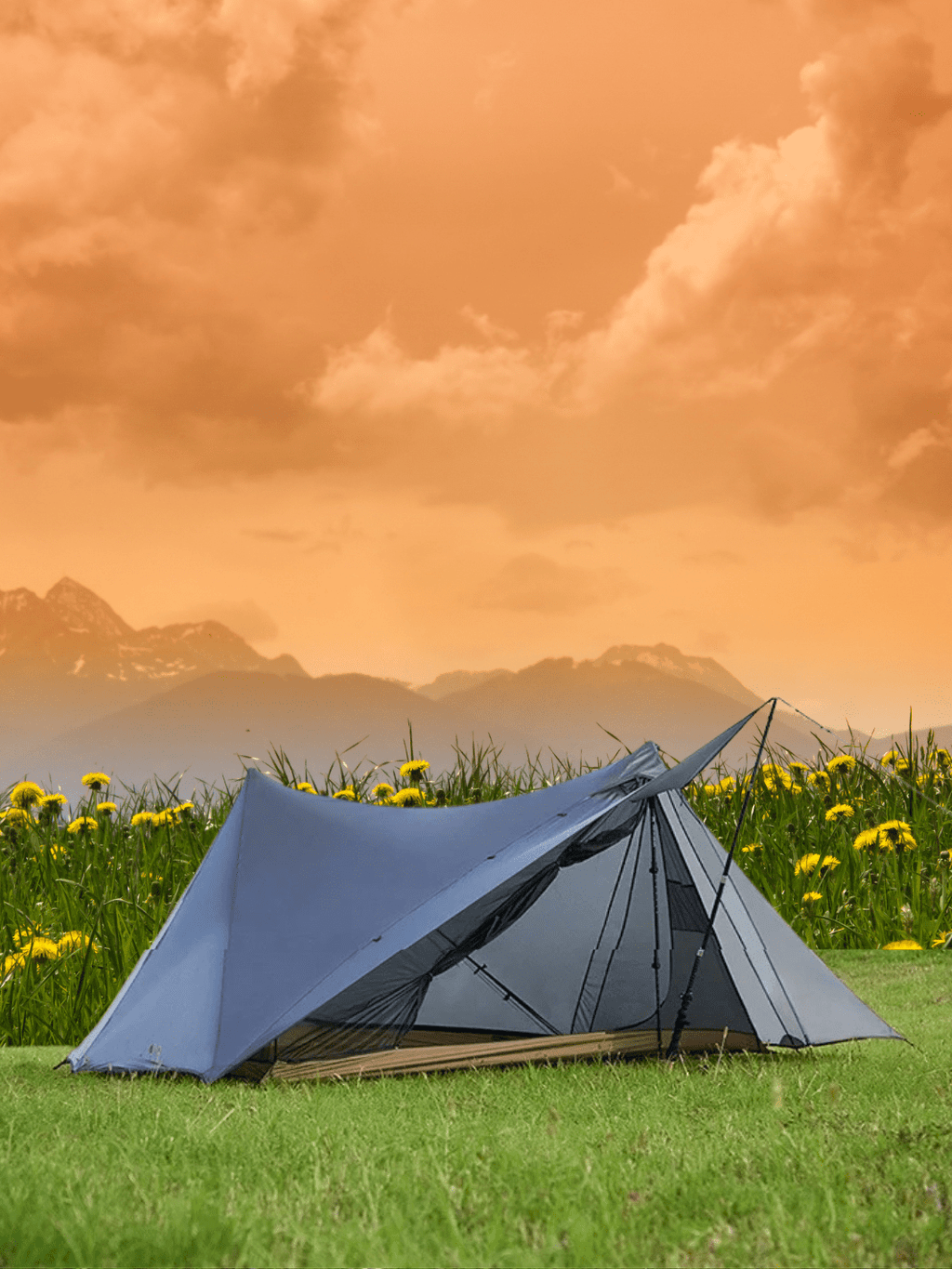Zelt Ohne Gestänge Trekking Hiking Planet