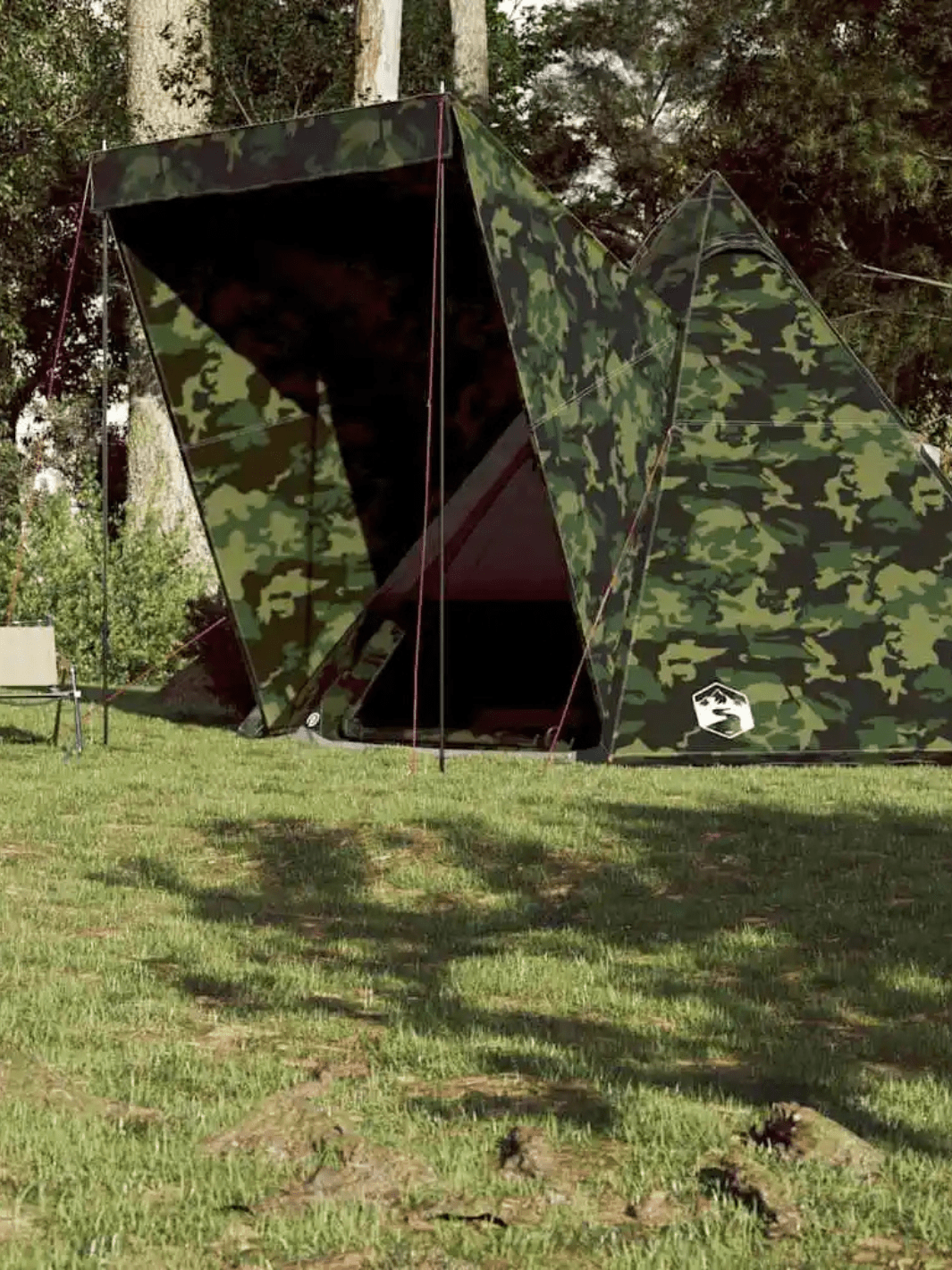 Zelt Outdoor Camouflage Abnehmbares Überzelt Hiking Planet
