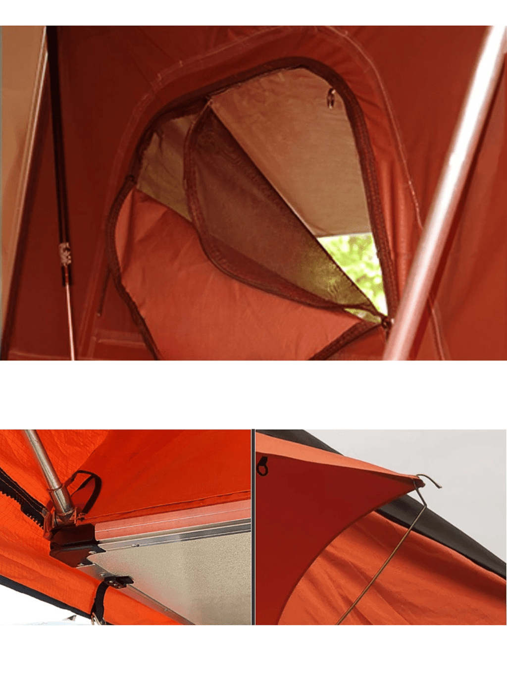 Zelt Polyester-Baumwolle Orange Hiking Planet