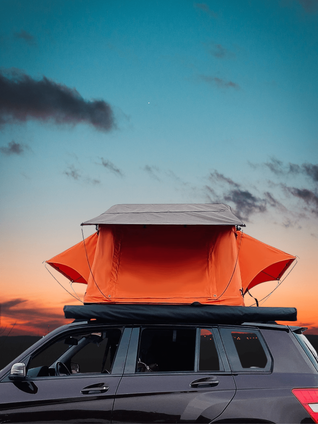 Zelt Polyester-Baumwolle Orange Hiking Planet