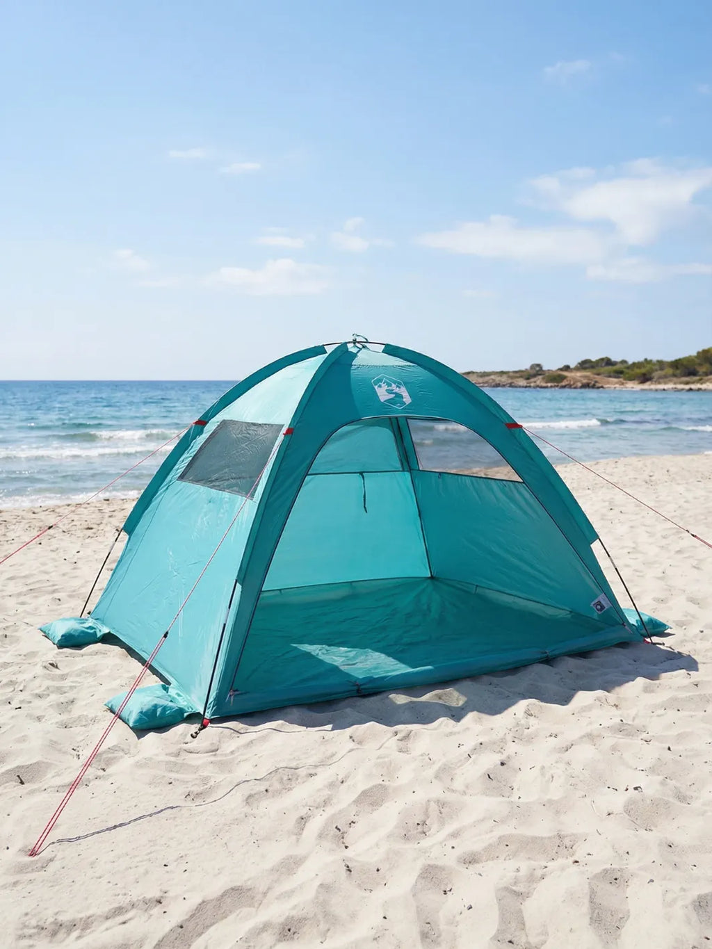 Zelt Polyester Türkis 3 Bis 4 Personen Hiking Planet