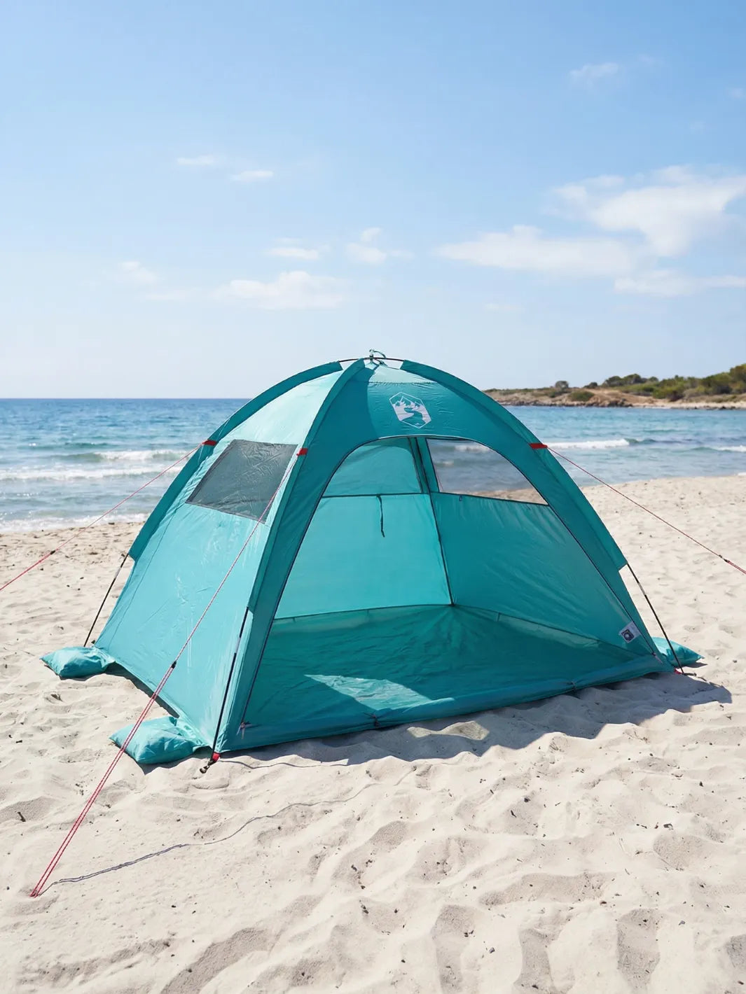 Zelt Polyester Türkis 3 Bis 4 Personen Hiking Planet