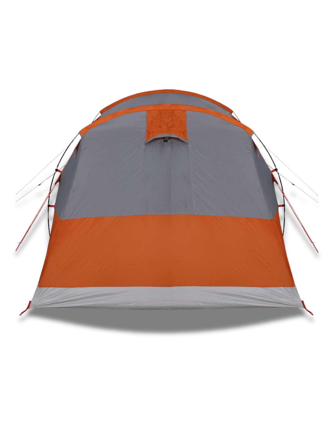 Zelt Polyurethan Mit Wohnbereich Grau Und Orange Hiking Planet