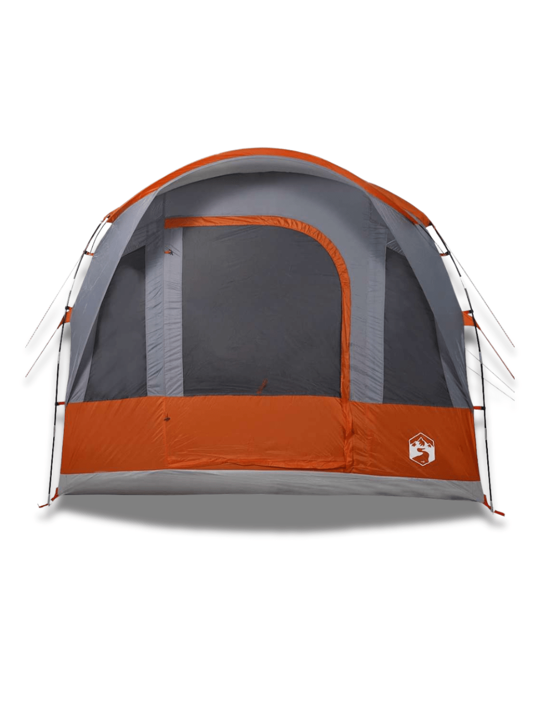 Zelt Polyurethan Mit Wohnbereich Grau Und Orange Hiking Planet
