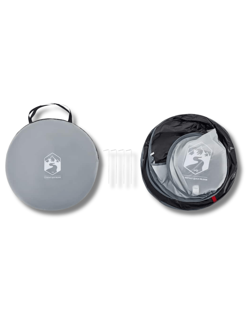 Zelt Pop-Up Grau Hiking Planet