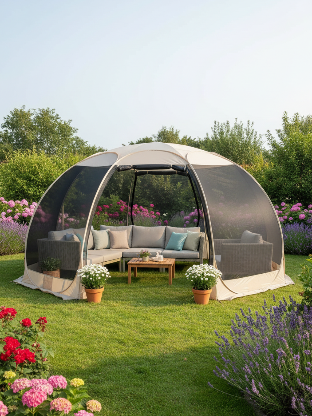 Zelt Pop-Up XXL 12-15 Personen Hiking Planet