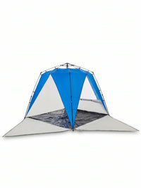 Zelt Schnellaufbau Blau-Grau Hiking Planet