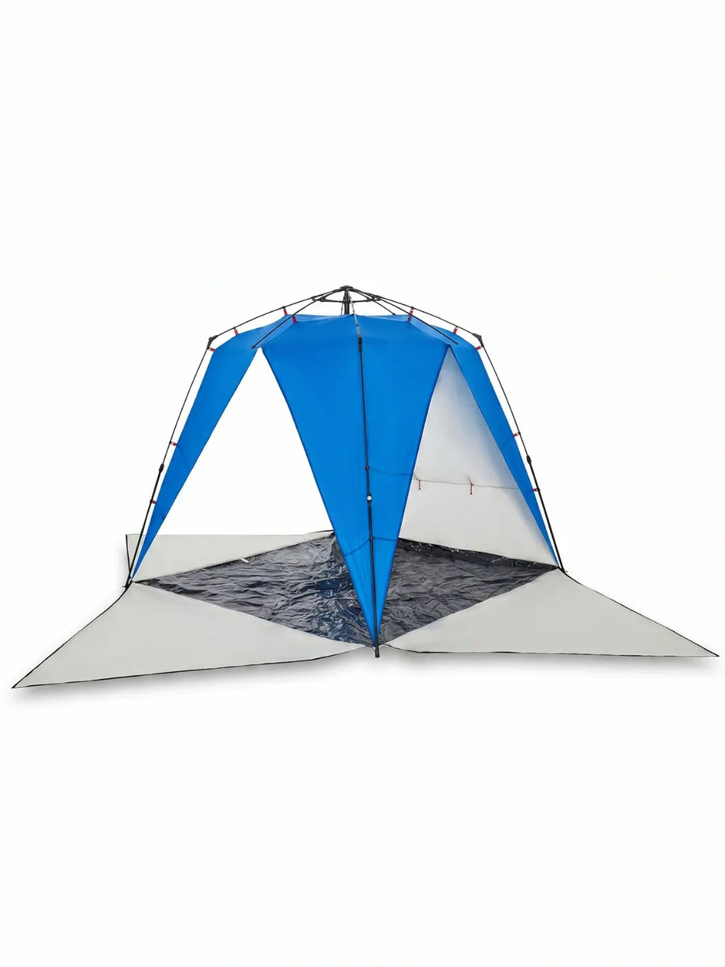 Zelt Schnellaufbau Blau-Grau Hiking Planet