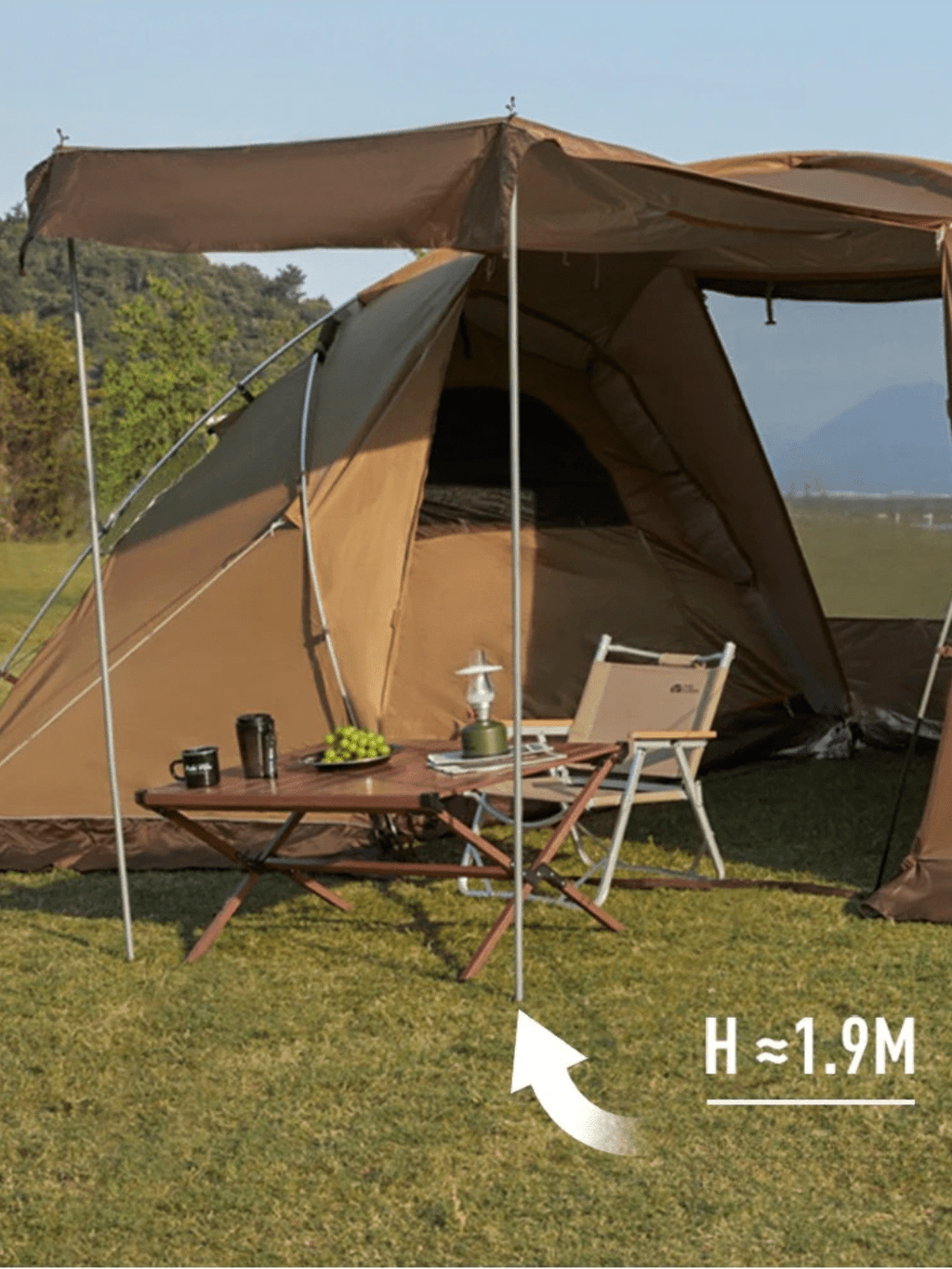 Zelt Stahl 3 Bis 4 Personen Über 3000 Mm Wassersäule Hiking Planet