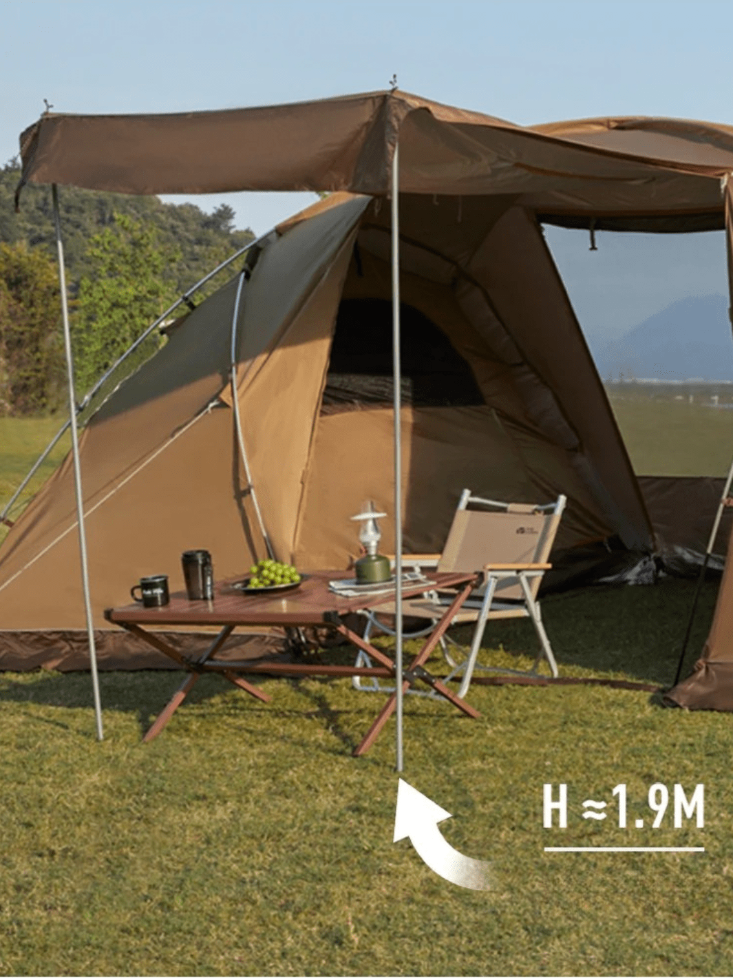 Zelt Stahl 3 Bis 4 Personen Über 3000 Mm Wassersäule Hiking Planet
