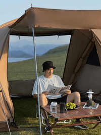 Zelt Stahl 3 Bis 4 Personen Über 3000 Mm Wassersäule Hiking Planet
