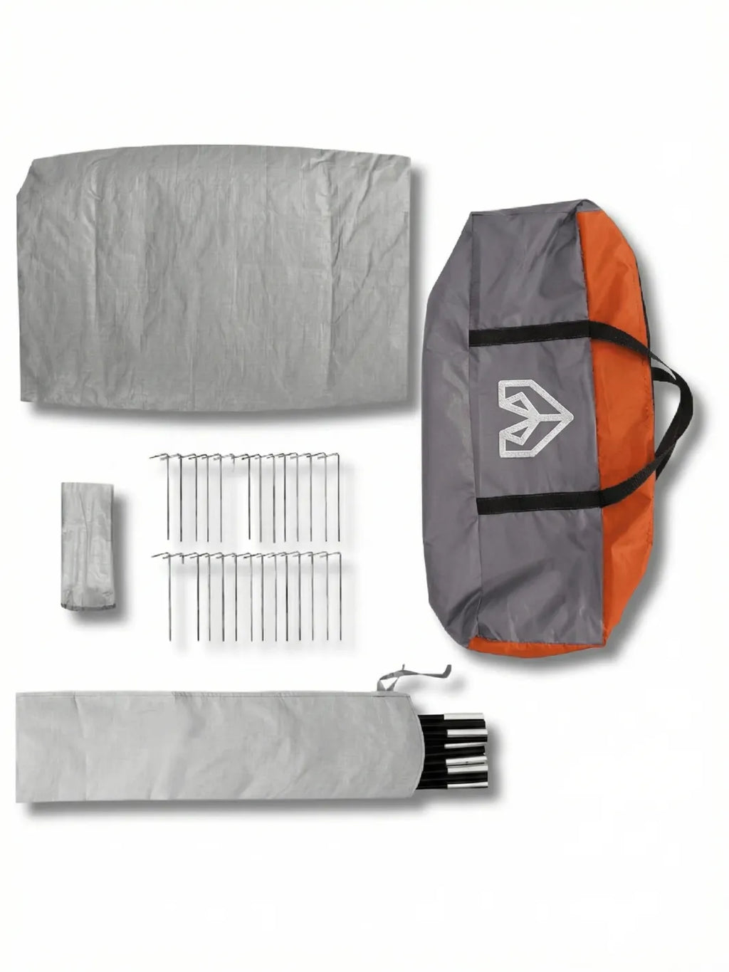 Zelt Taft Tipiform Grau Und Orange Hiking Planet