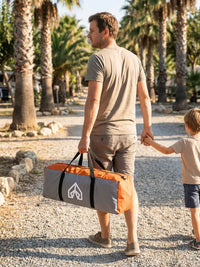 Zelt Taft Tipiform Grau Und Orange Hiking Planet