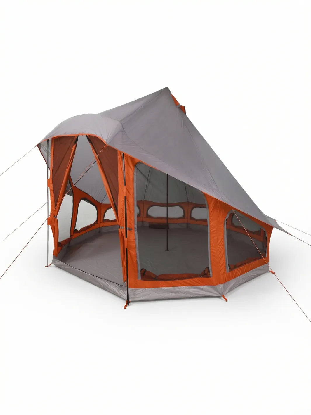 Zelt Taft Tipiform Grau Und Orange Hiking Planet