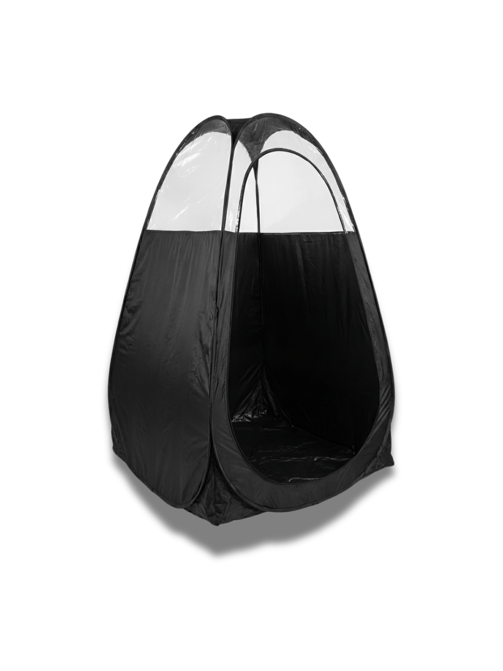Zelt Textil Pop-Up Schwarz-Transparent Hiking Planet