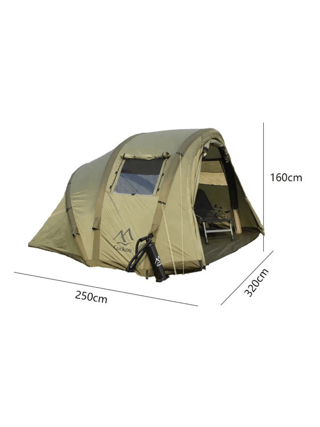 Zelt TPU Aufblasbar Einfarbig Hiking Planet