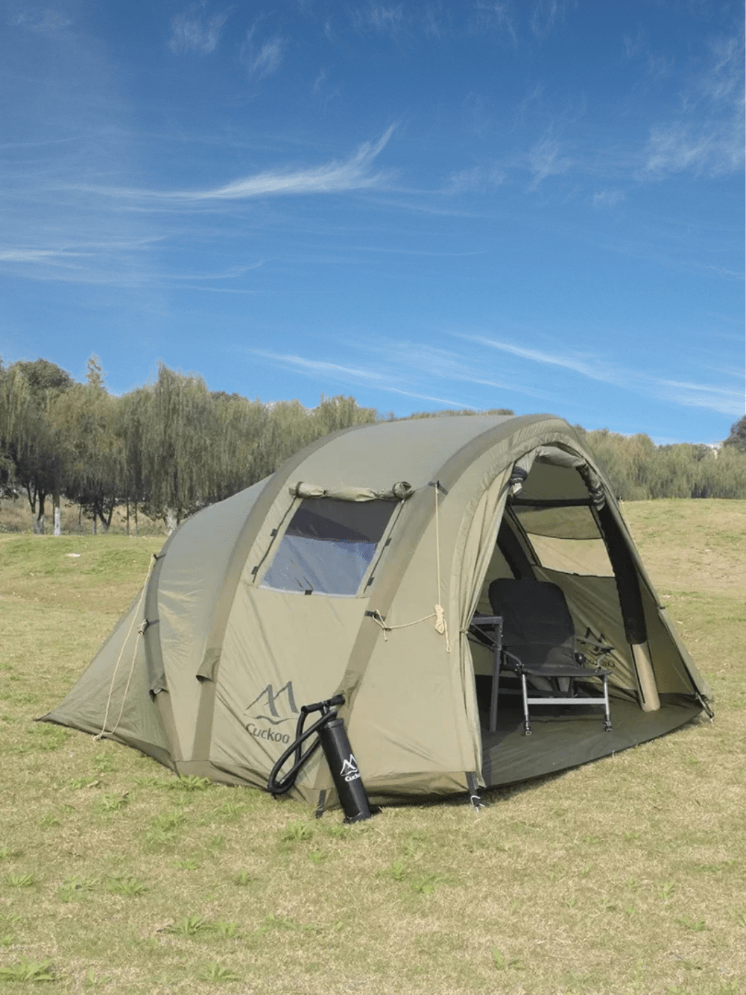 Zelt TPU Aufblasbar Einfarbig Hiking Planet