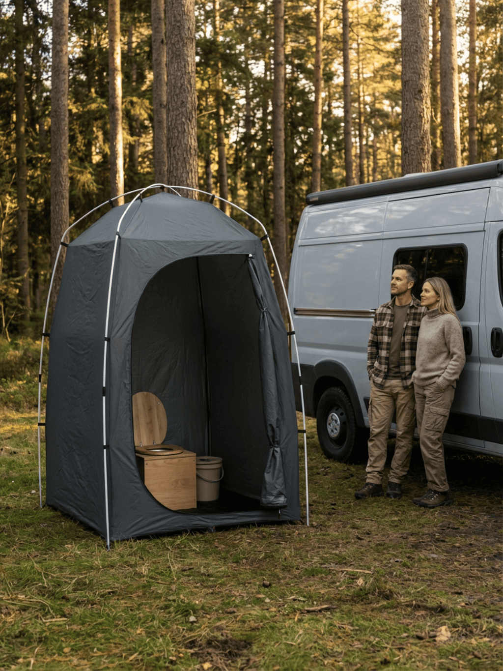 Zelt Wasserdicht Braun Hiking Planet