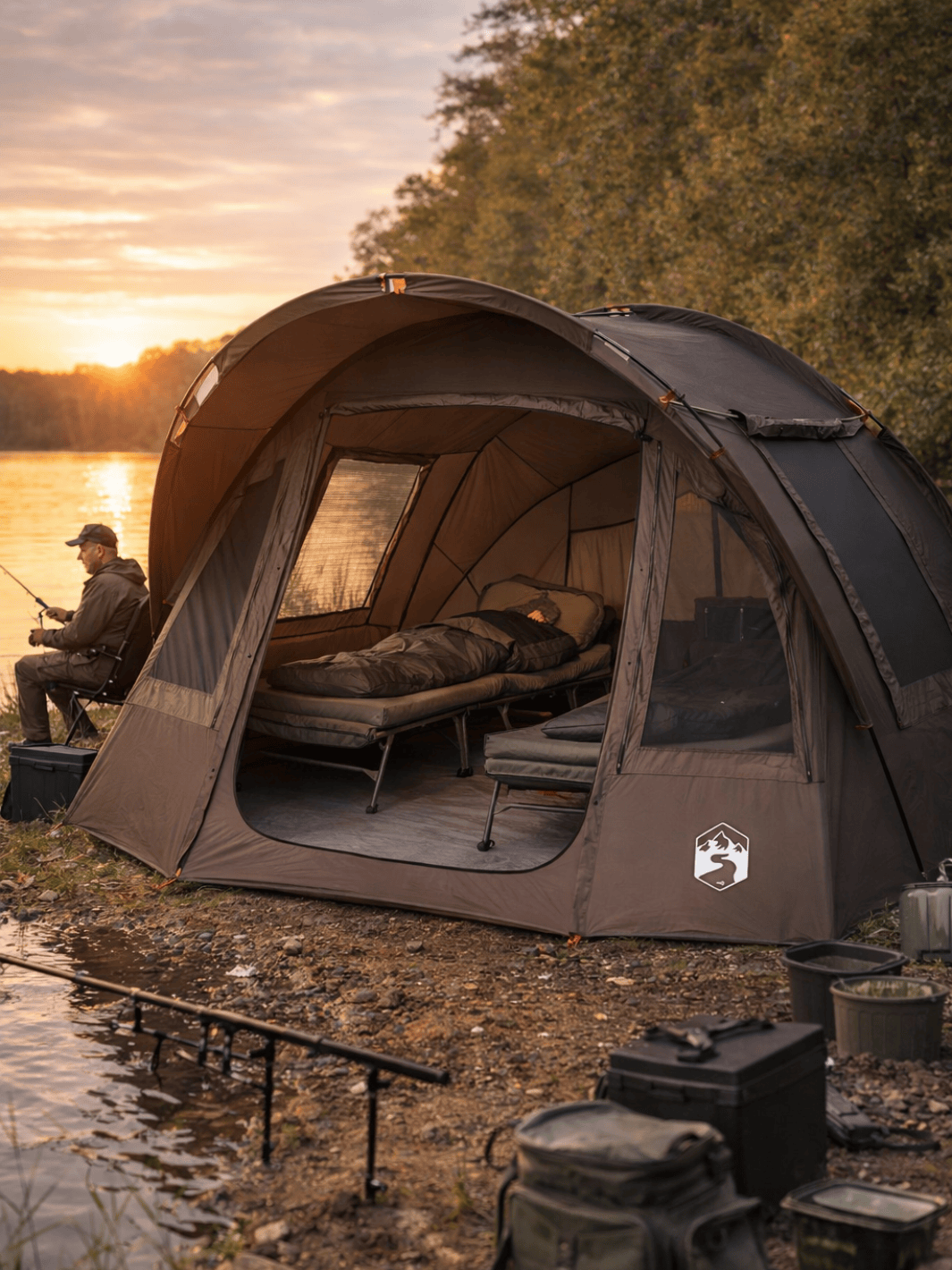 Zelt Wasserdicht Mit Fiberglasstangen Hiking Planet