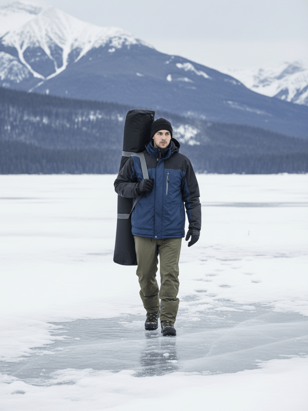 Zelt Winter Schwarz Pop-Up Hiking Planet
