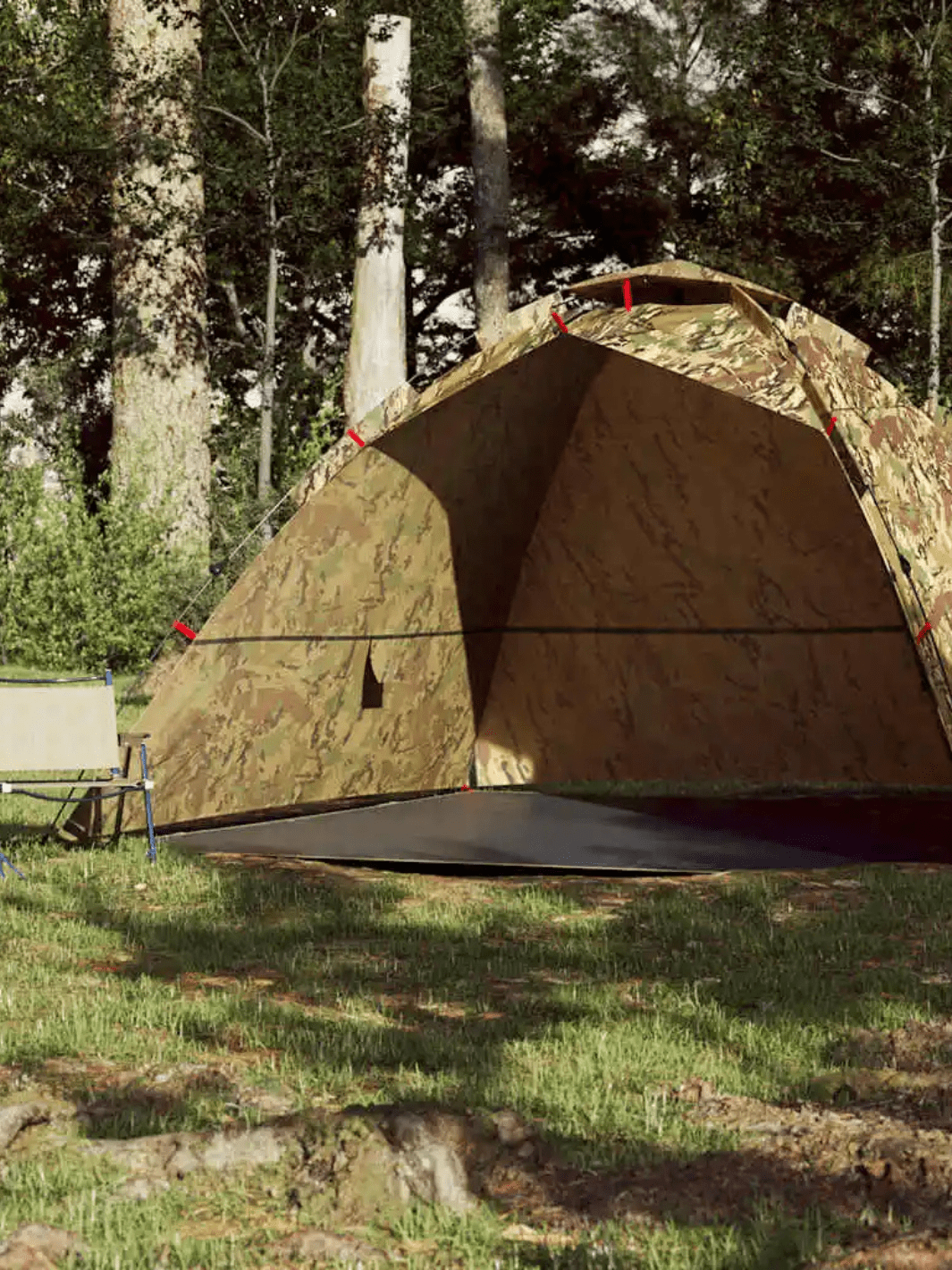 Zelt Zum Campen Camouflage Schnellaufbau Hiking Planet