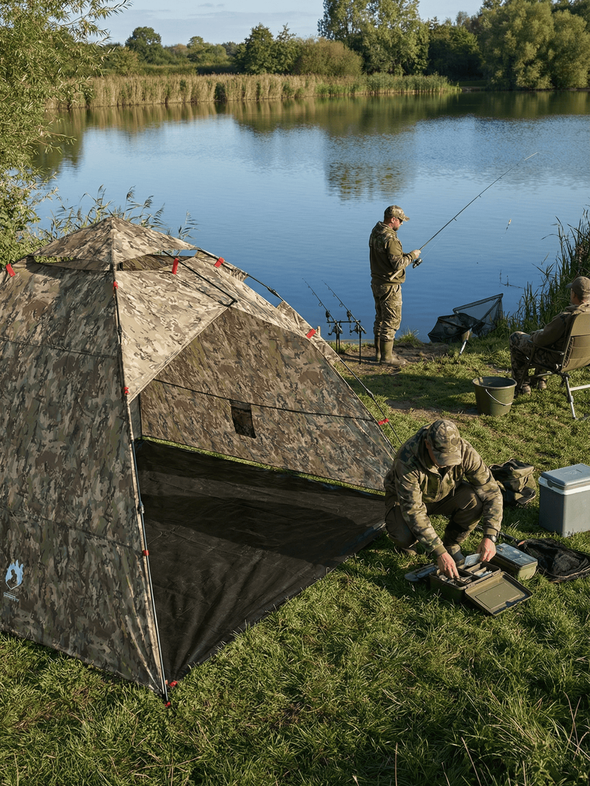 Zelt Zum Campen Camouflage Schnellaufbau Hiking Planet